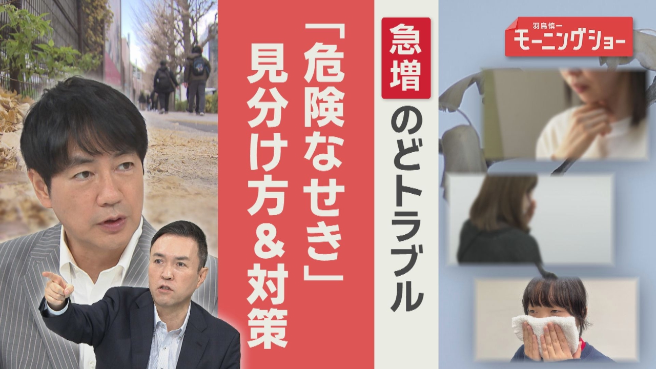 冬に急増のどトラブル「危険なせき」見分け方　予防策は