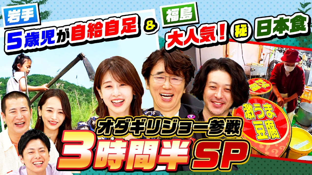 「日本縦断！秘境人探し…山道3km元気に歩く（秘）97歳」3時間半SP