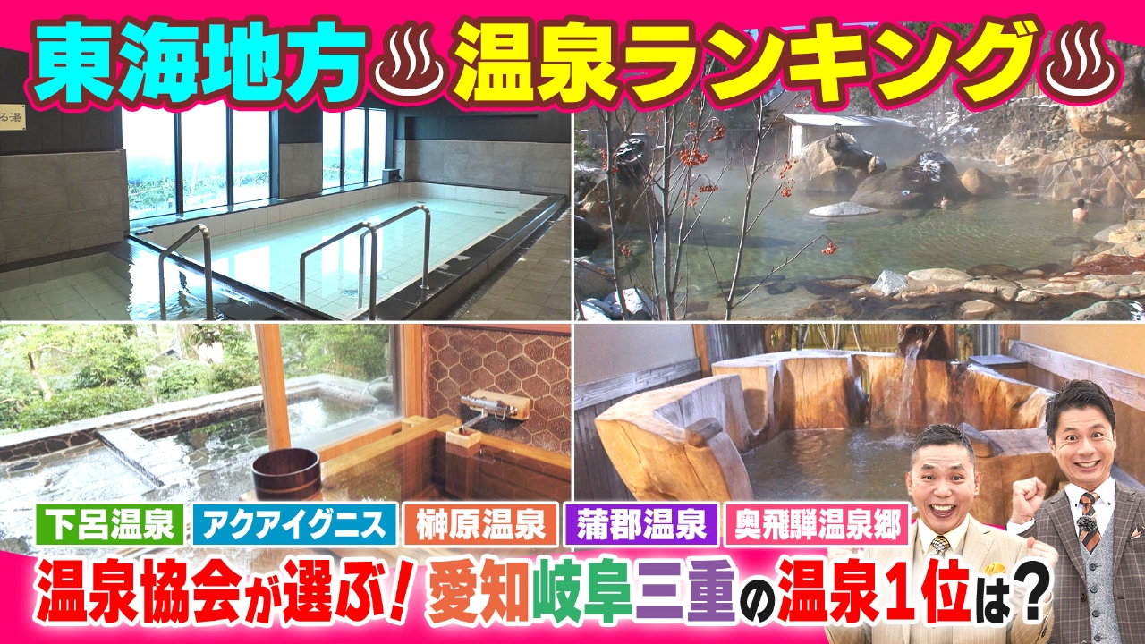 東海地方 温泉ランキング