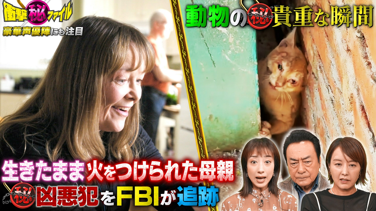“凄惨！生きたまま火をつけられた母親 焼殺未遂事件＆動物珍行動！世界の衝撃映像SP”
