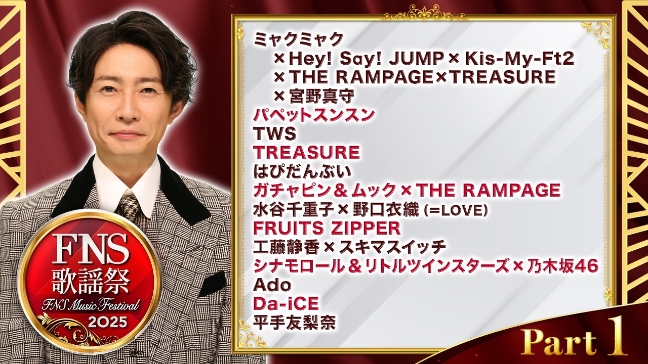 Part1（18:30～19:25頃放送）