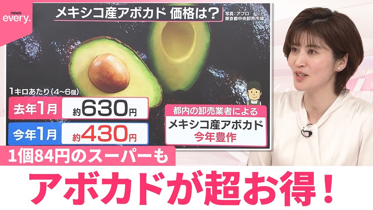 【なるほどッ！】アボカドが超お得！1個84円のスーパーも