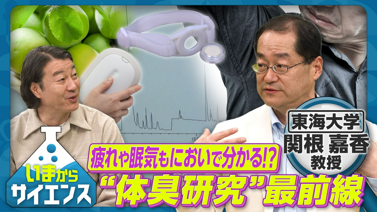疲れや眠気も においで分かる！？“体臭研究”最前線
