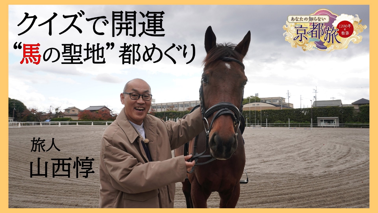 クイズで開運 “馬の聖地”都めぐり