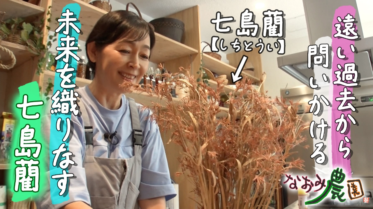 遠い過去から問いかける　未来を織りなす七島藺