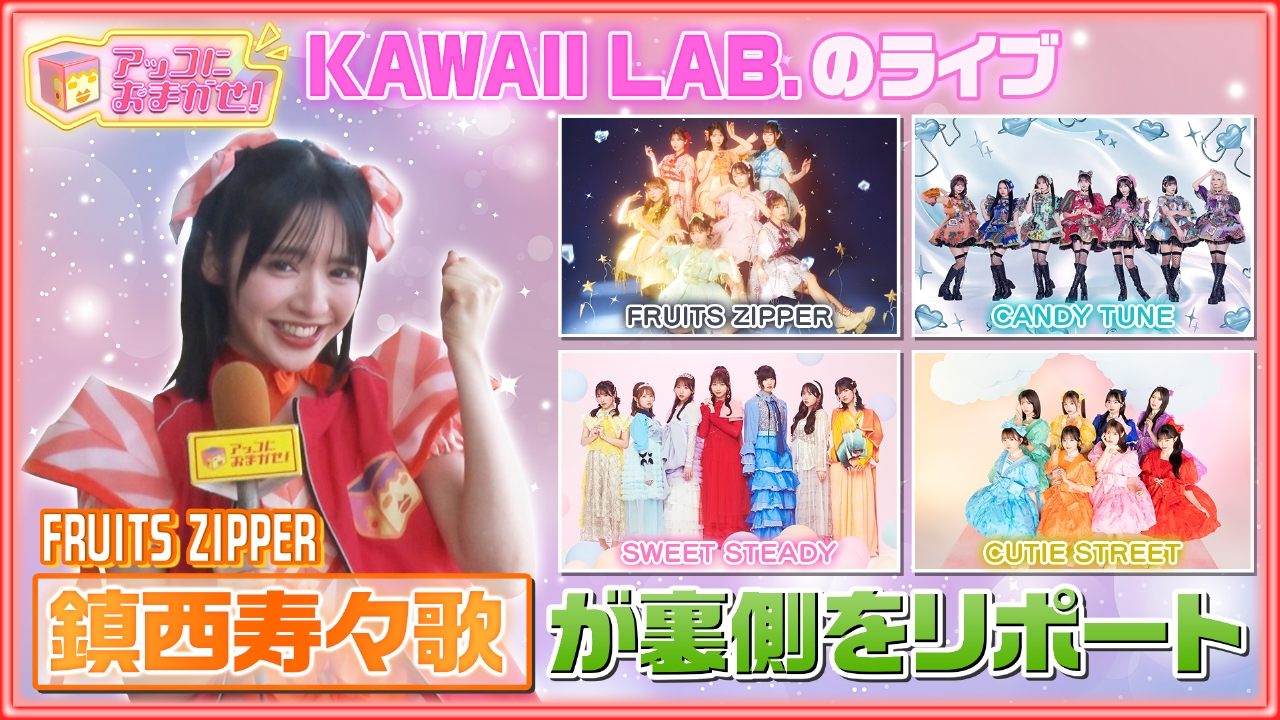 KAWAII LAB.のライブをおまかせ！が密着