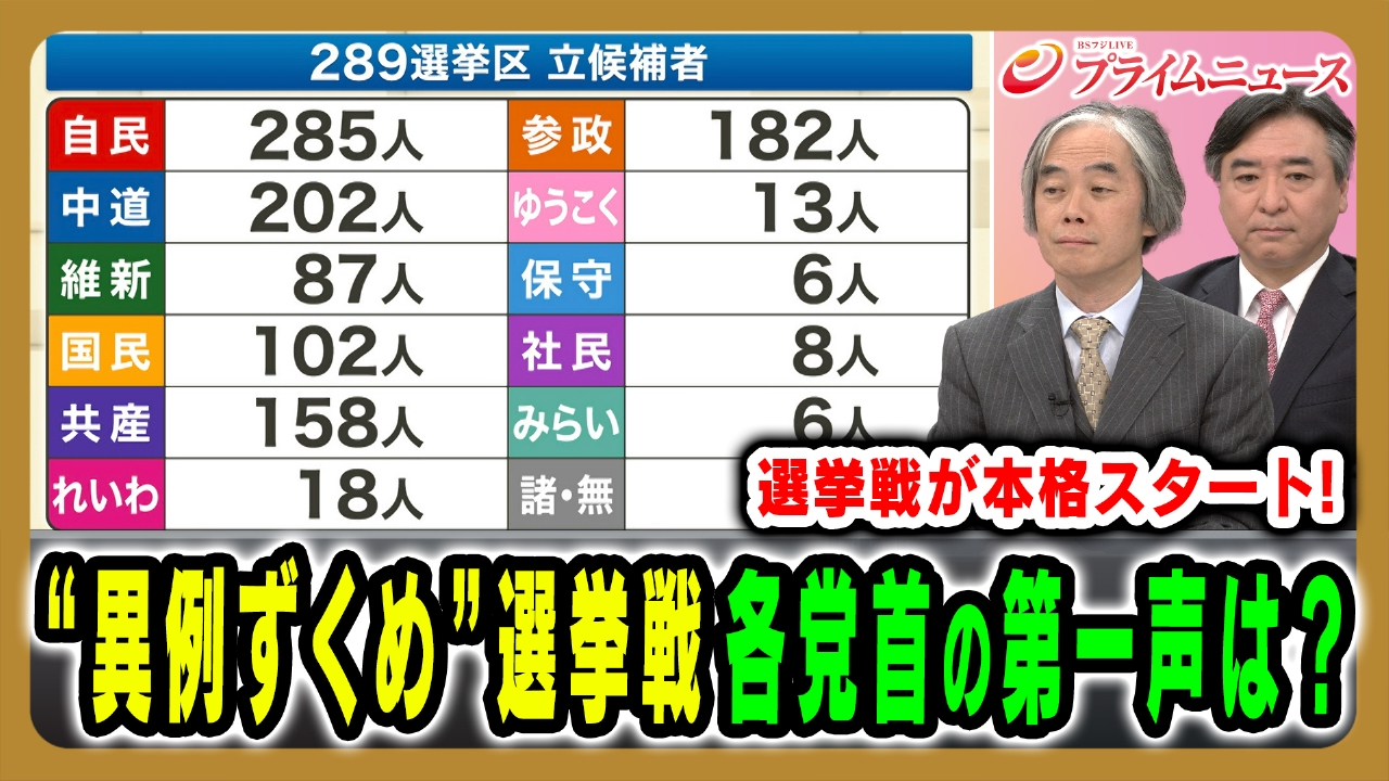 選挙戦始まる！各党首の第一声は？議席拡大に向けた戦略は？