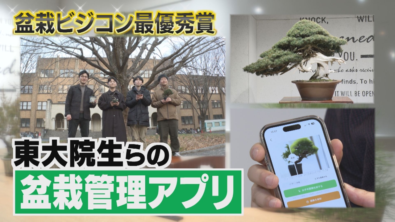 特集「さいたま市盆栽ビジネスコンテスト最優秀賞受賞の東大大学院生らのチーム～JinShari～」