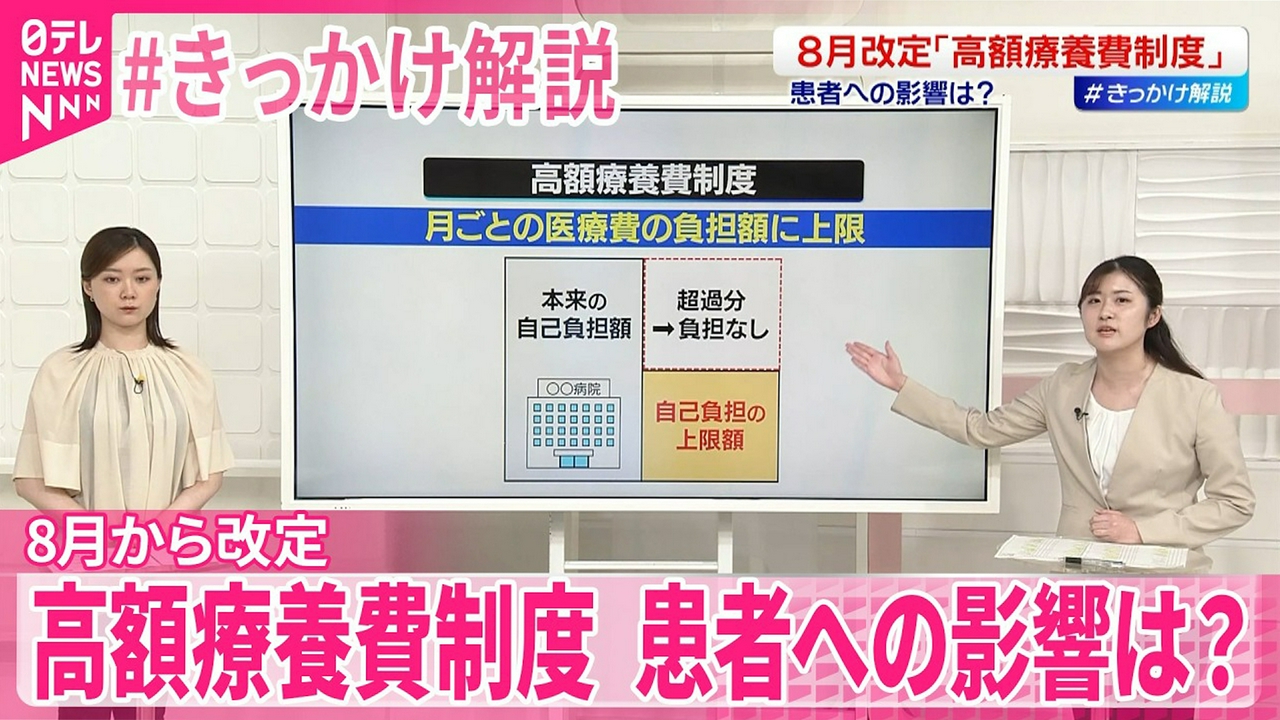 【患者への影響は？】“いざ”という時に備え知っておく ｢高額療養費制度｣8月改定【#きっかけ解説】