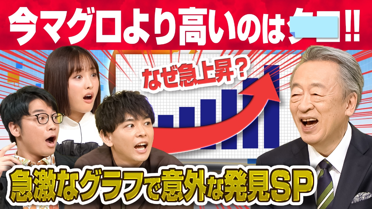 今マグロより〇〇が高い!?…グラフのココで何があった!?池上彰が解説！