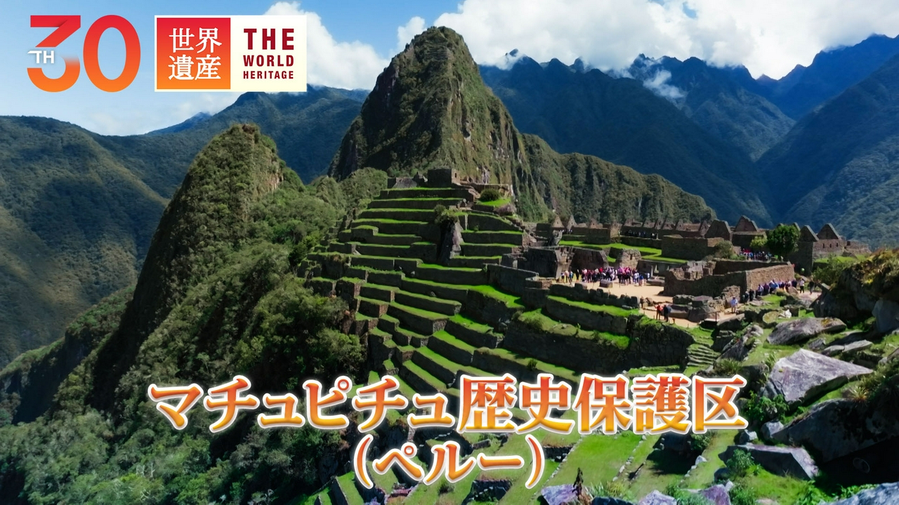 空から見るマチュピチュ