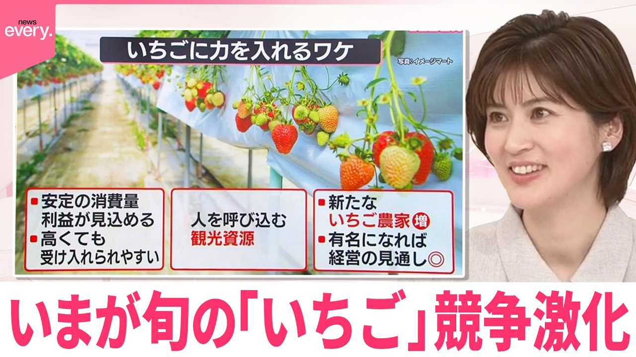 【なるほどッ！】いまが旬の「いちご」競争が激化 うれしい効果も