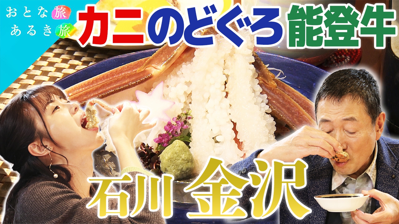 加賀百万石の城下町！冬の金沢　カニと地元の美味いもんづくし！