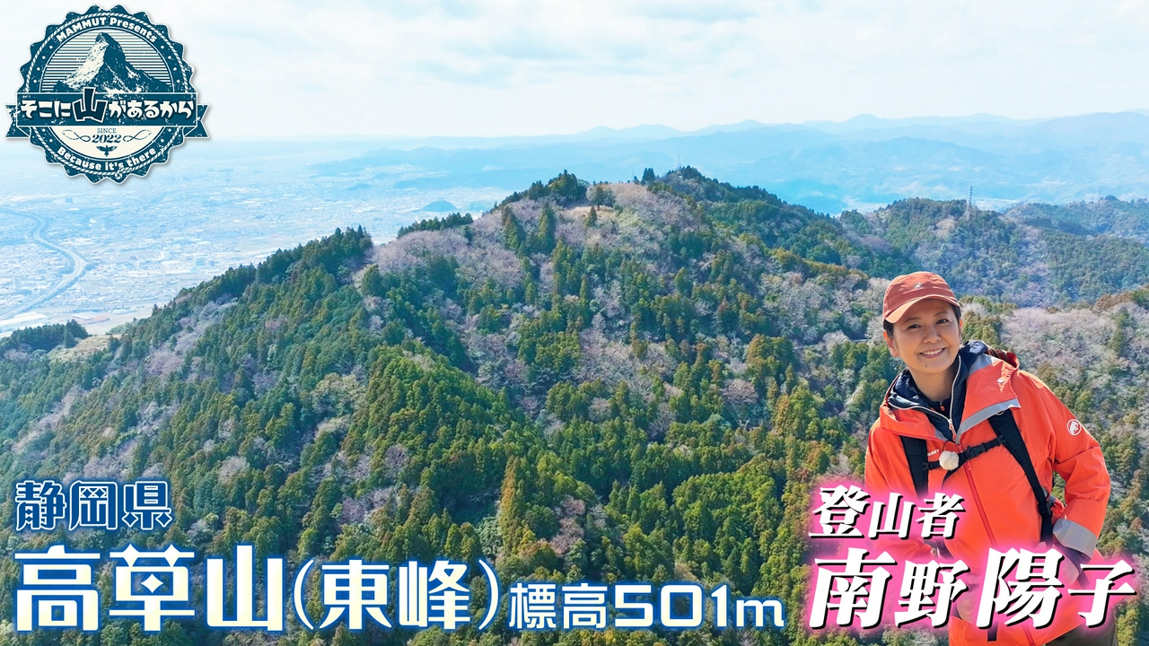 南野陽子　春の登山で絶滅危惧種の野花に出会う！ 高草山～満観峰（静岡県） 前編