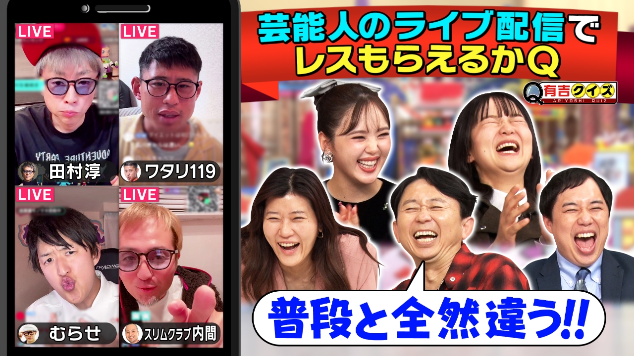 芸能人のライブ配信でレスもらえるかQ