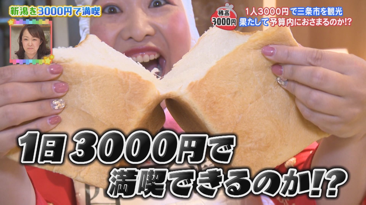 3000円で三条市を満喫＆新発田市で家宝ザックザク