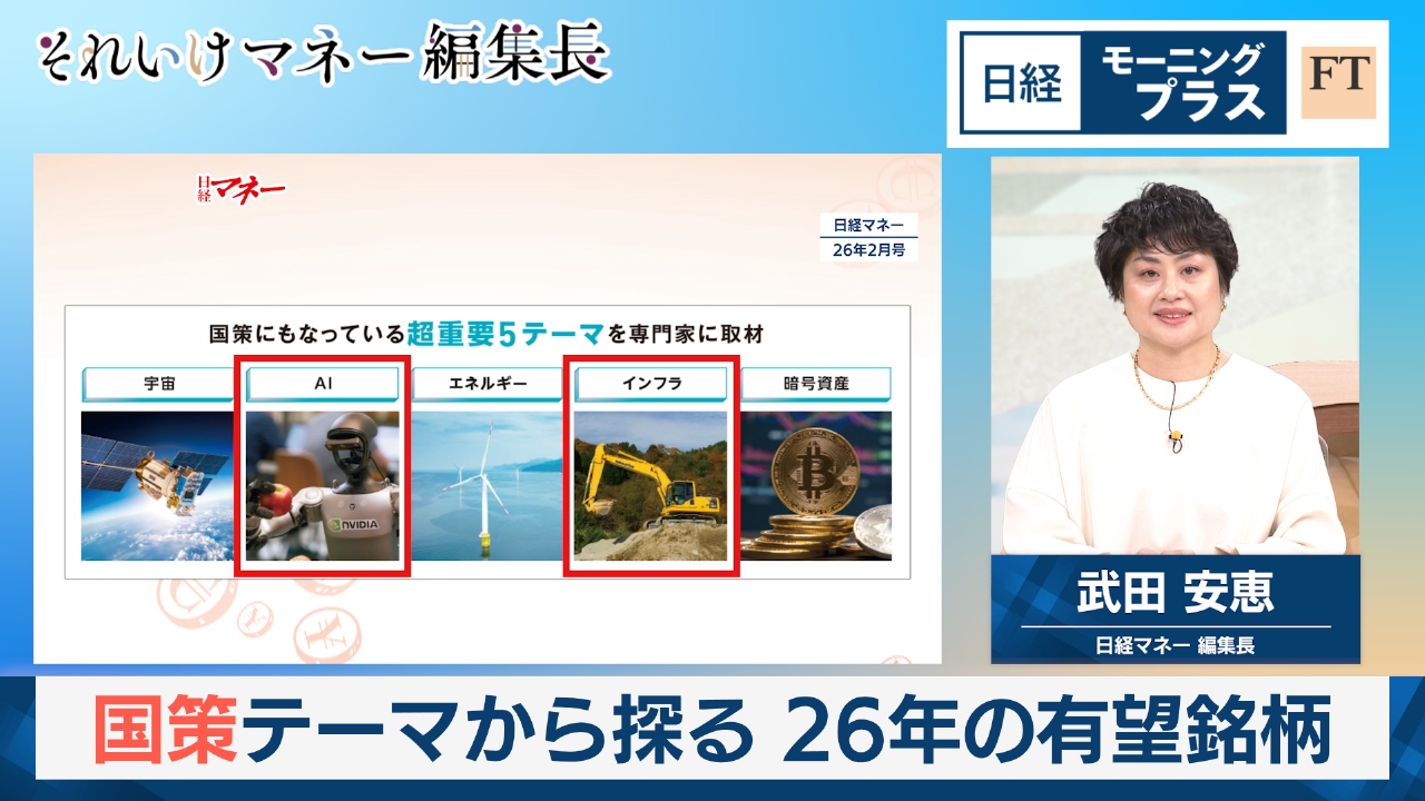 国策テーマから探る　26年の有望銘柄