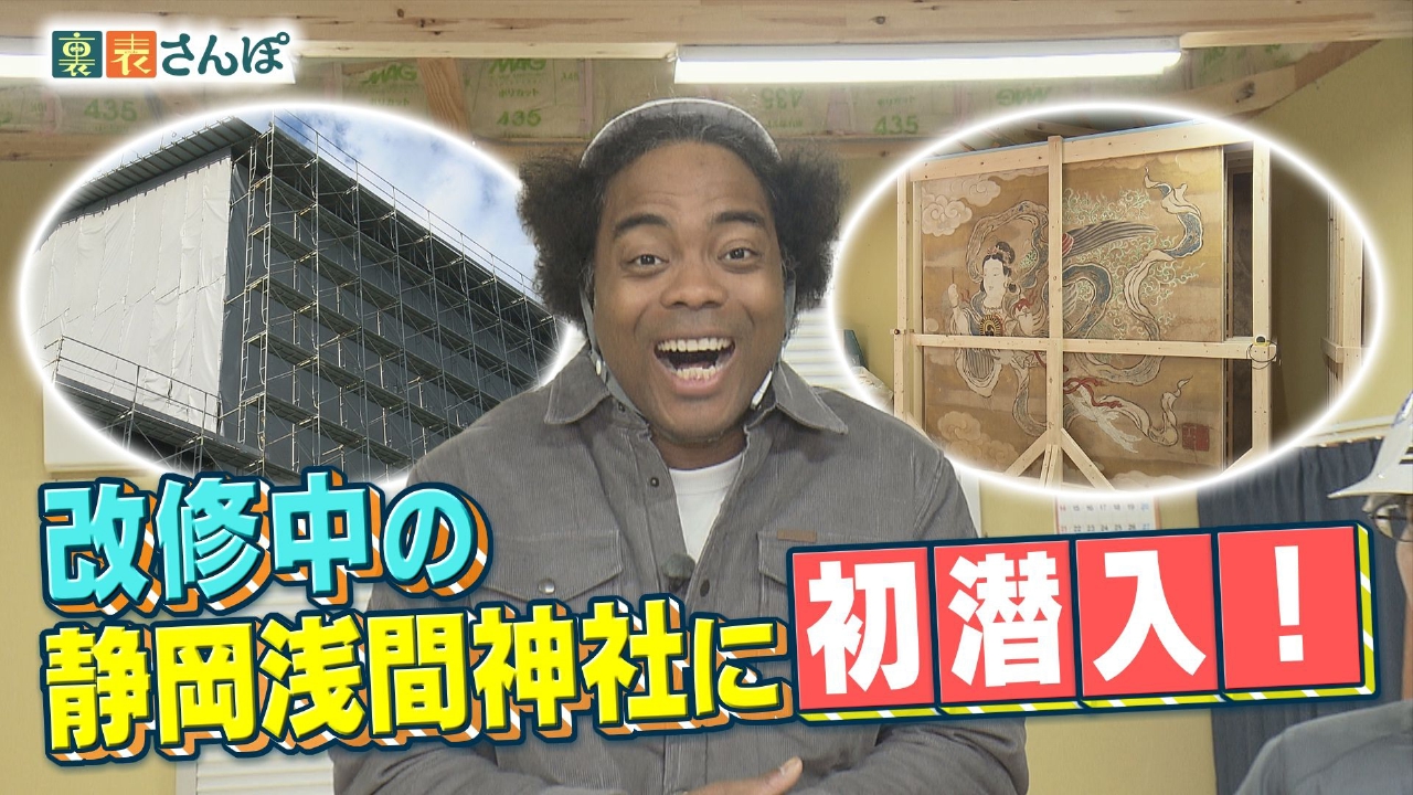 静岡市・静岡浅間神社周辺「改修中の静岡浅間神社に初潜入！」