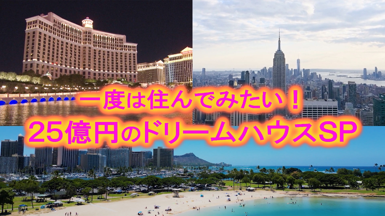 一度は住んでみたい！２５億円のドリームハウスＳＰ