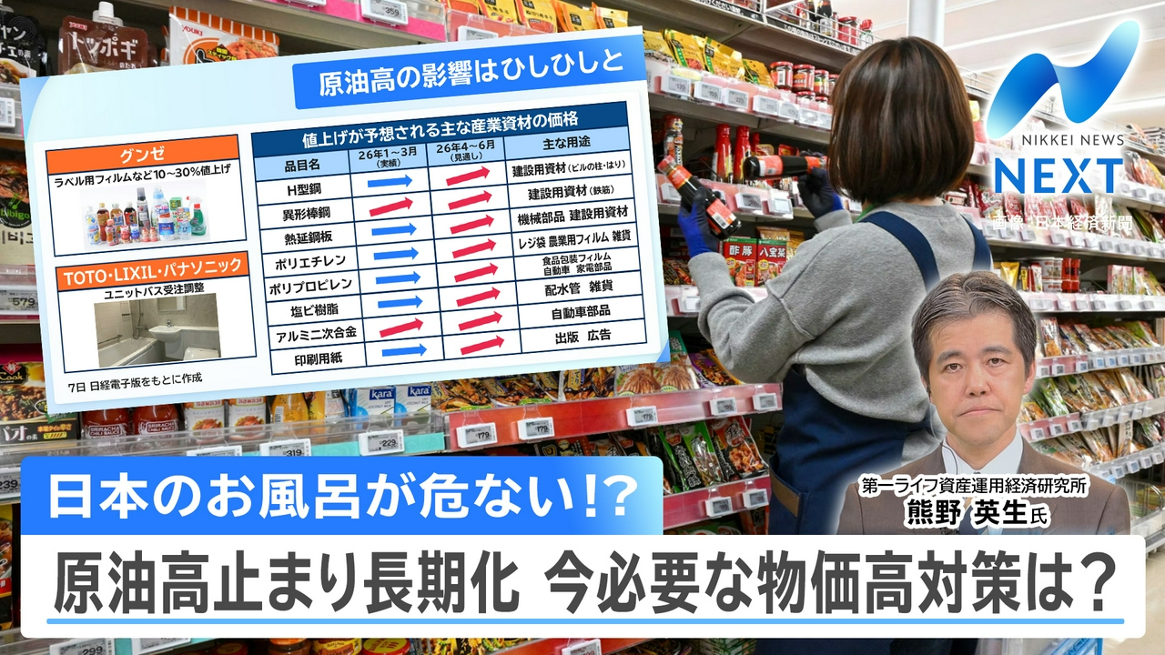 株価大幅反発も…原油高止まり長期化へ!?今必要な物価高対策は