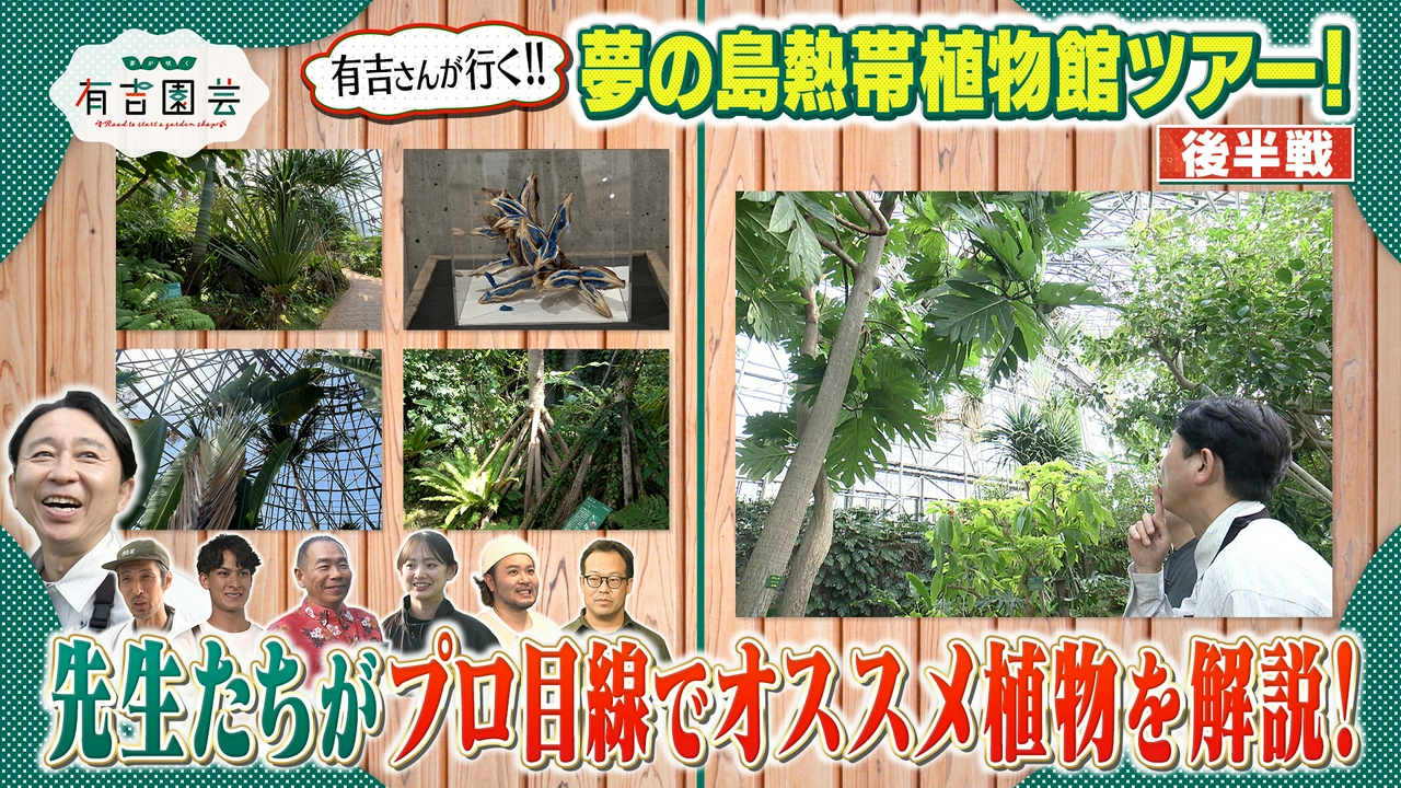 有吉さんが行く！植物園散策 後半戦