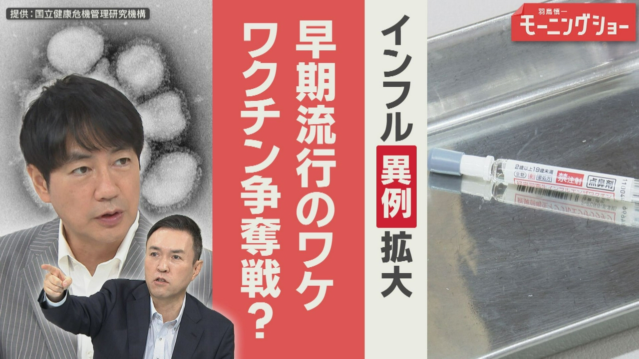 インフル早期流行　原因は長雨!?ワクチン前倒しの影響は