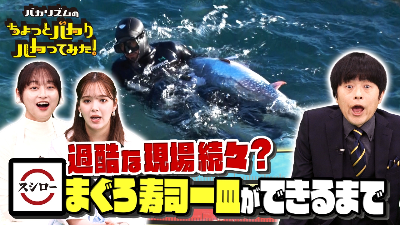スシローのマグロ過酷漁業に徹底密着＆全員絶叫の超過酷な学校