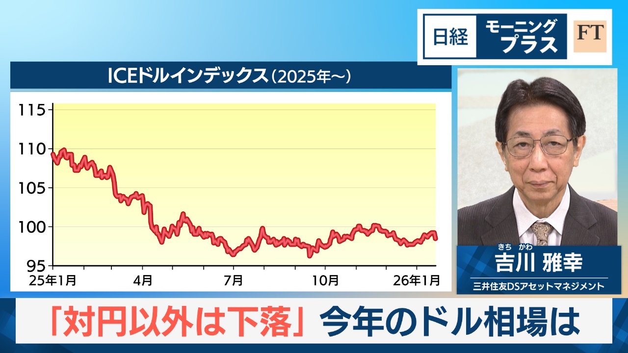 「対円以外は下落」　今年のドル相場は
