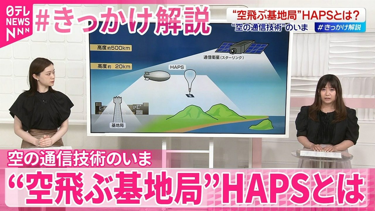 【#きっかけ解説】空の通信技術のいま “空飛ぶ基地局”HAPSとは？