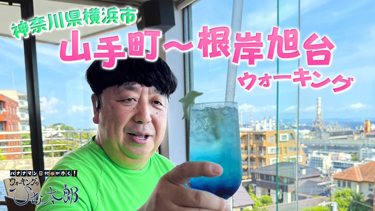 ユーミンを聴きながら歩くぞコース「横浜市山手町～根岸旭台」周辺をウォーキング