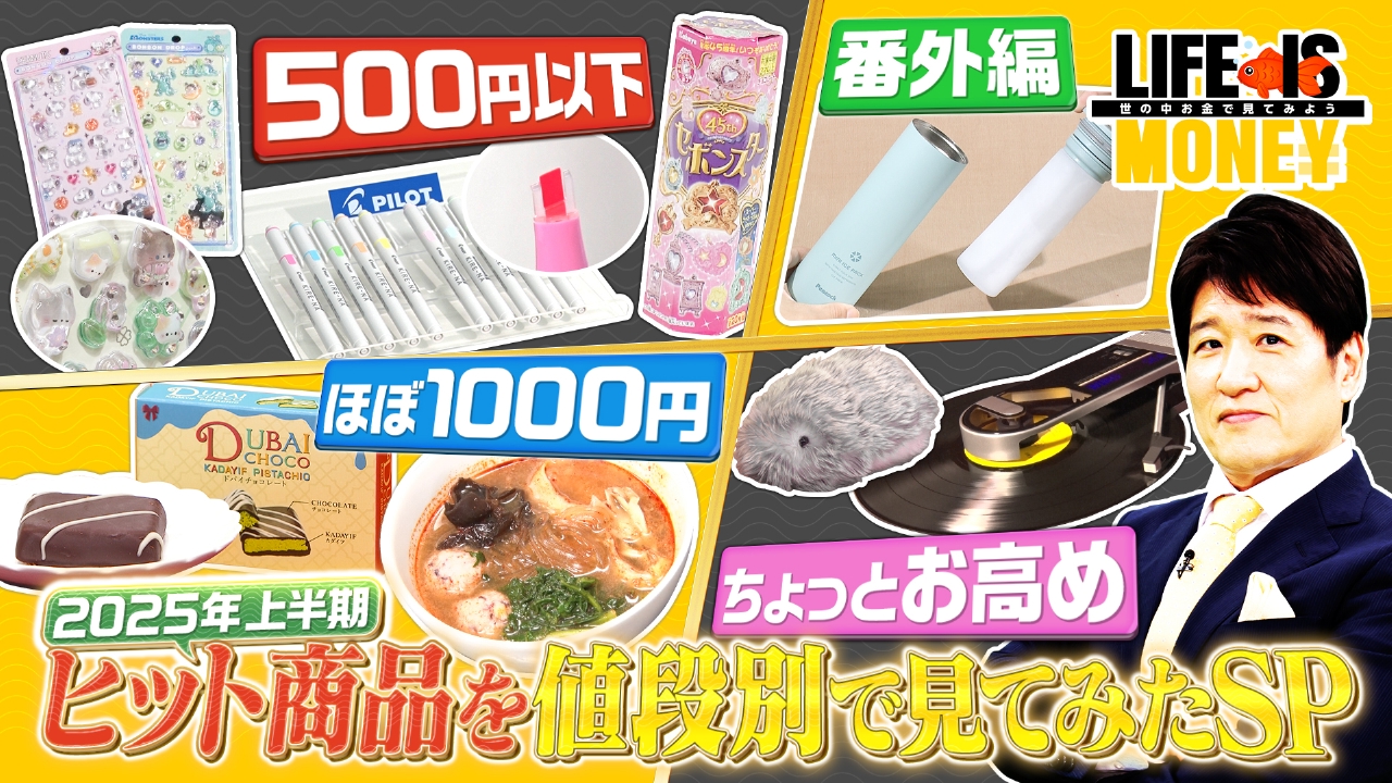 2025年上半期ヒット商品を値段別で見てみたSP