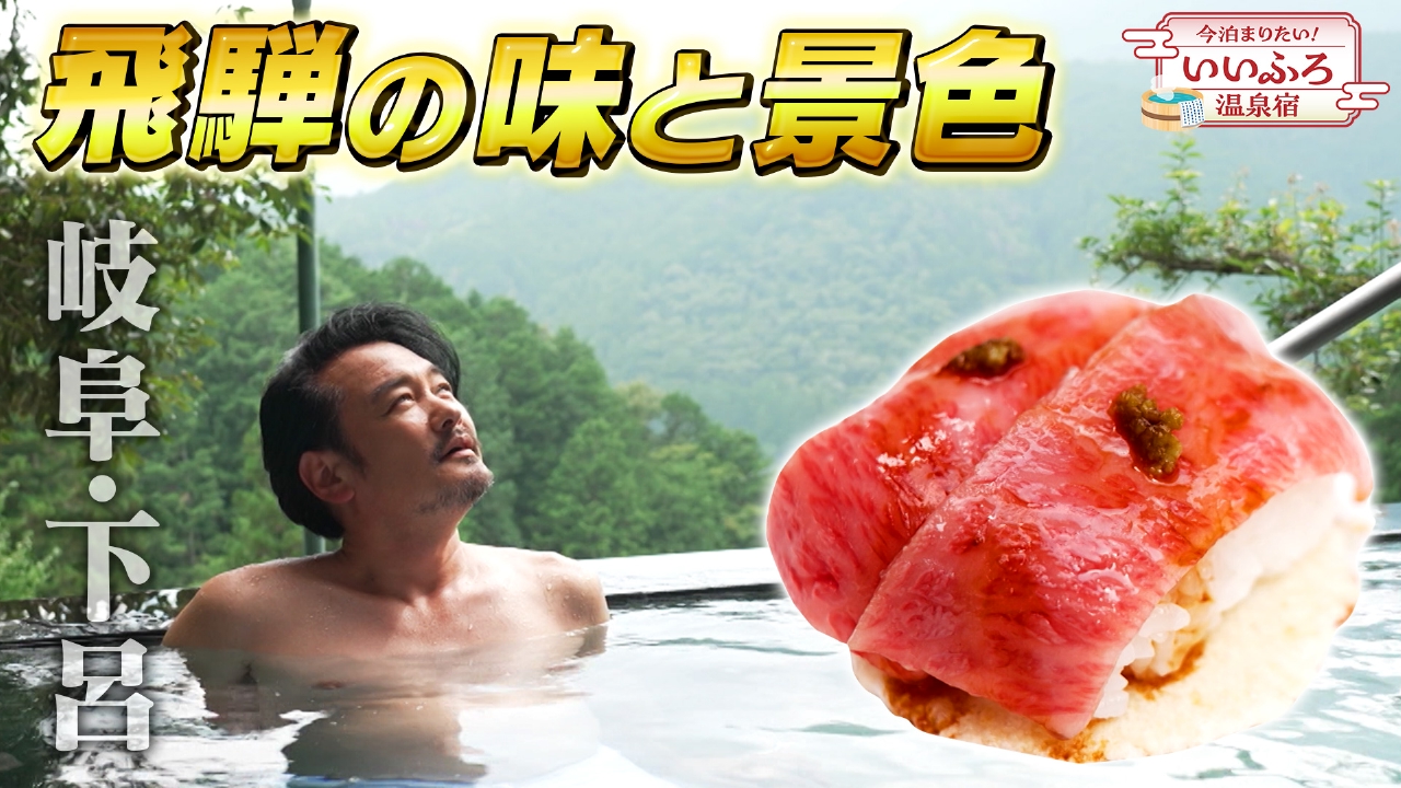 【岐阜・下呂】飛騨の山々を望む露天風呂の宿