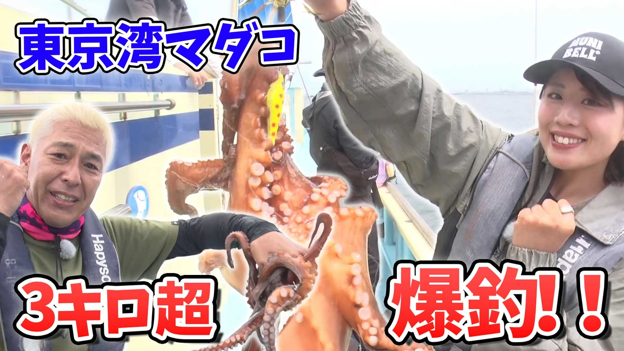 キラキラアピールで大物ゲット！？ マダコ釣りならまかせろ！