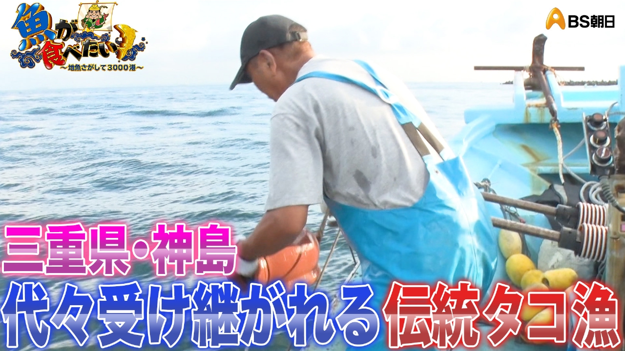 「神様が宿る島」で伝統のタコ漁とアワビ漁に密着！