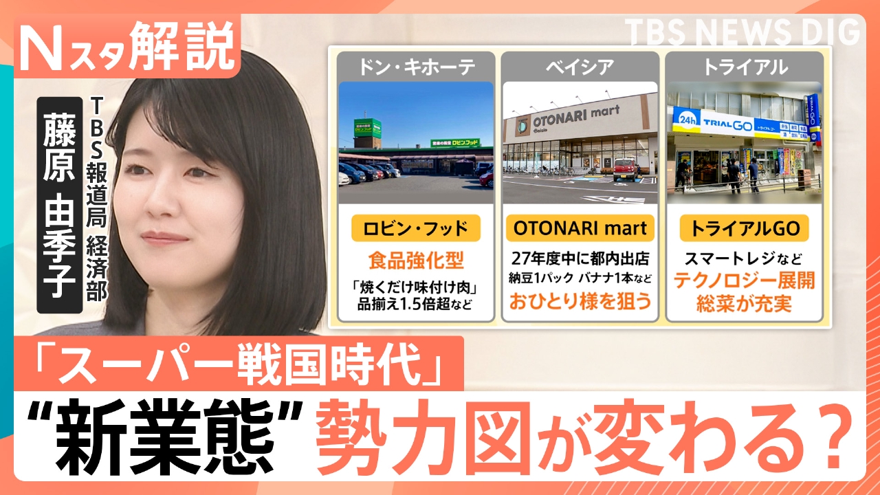 ドンキも参戦 スーパー戦国時代【Nスタ】