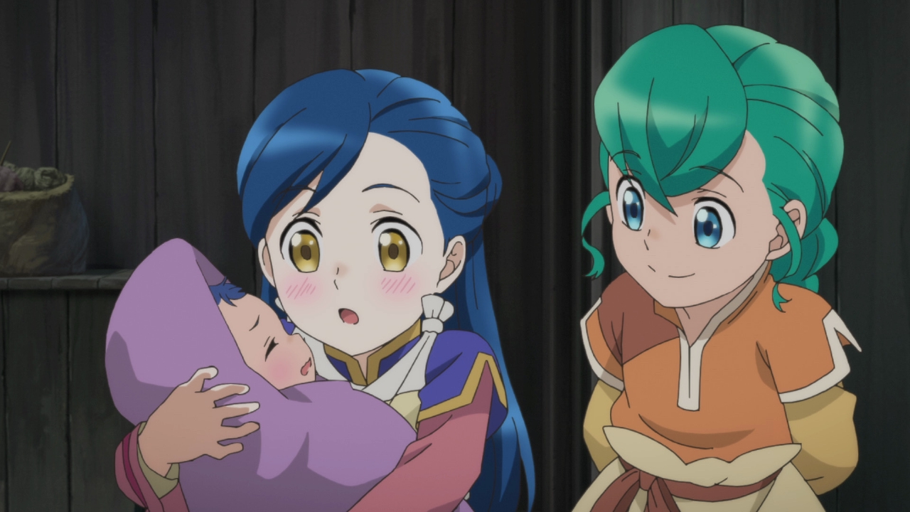 第三十一章「青色神官の贈り物と帰宅」