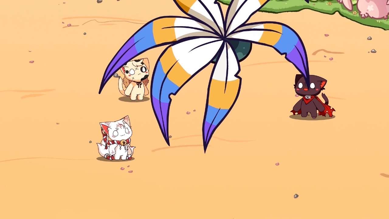 羽根蹴りで大騒ぎ