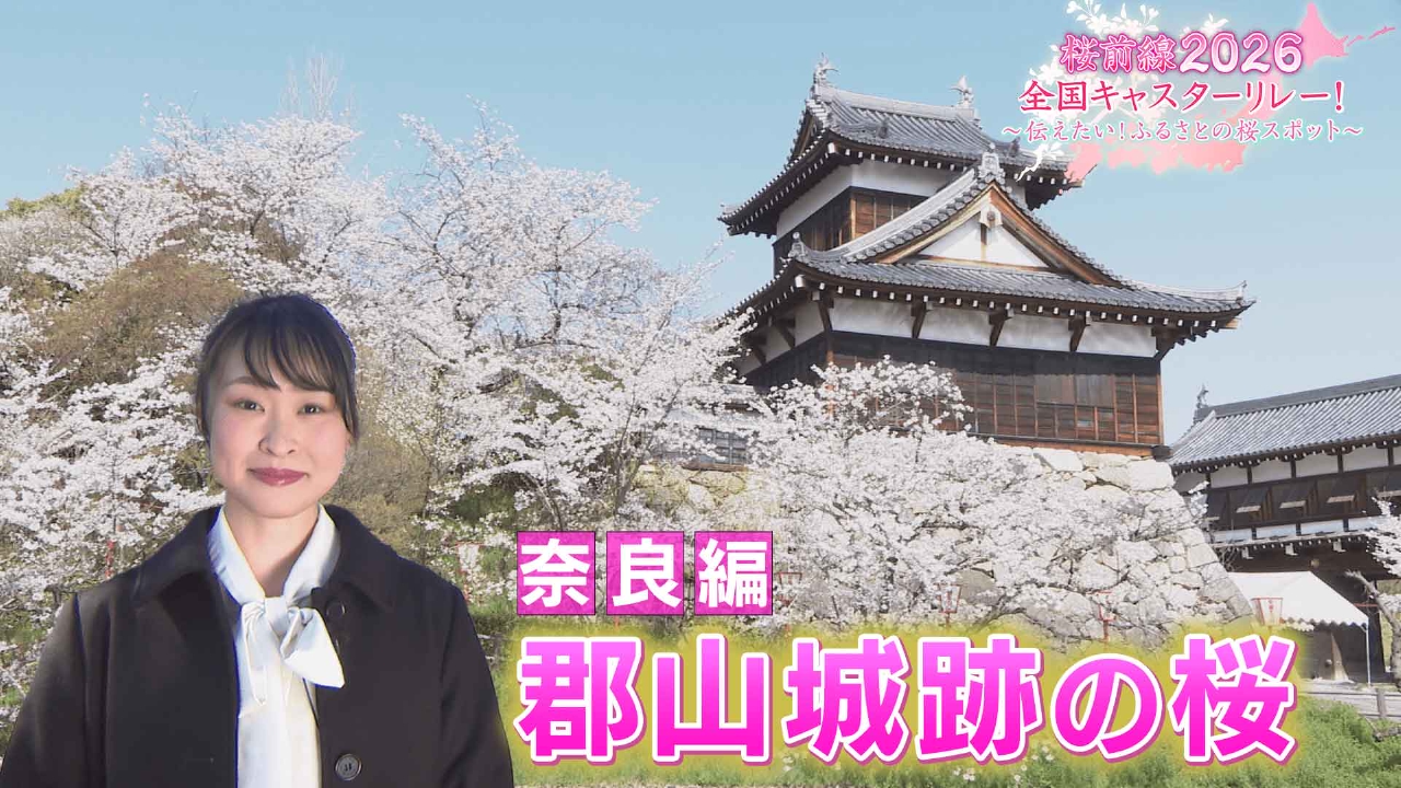 奈良編「郡山城跡の桜」