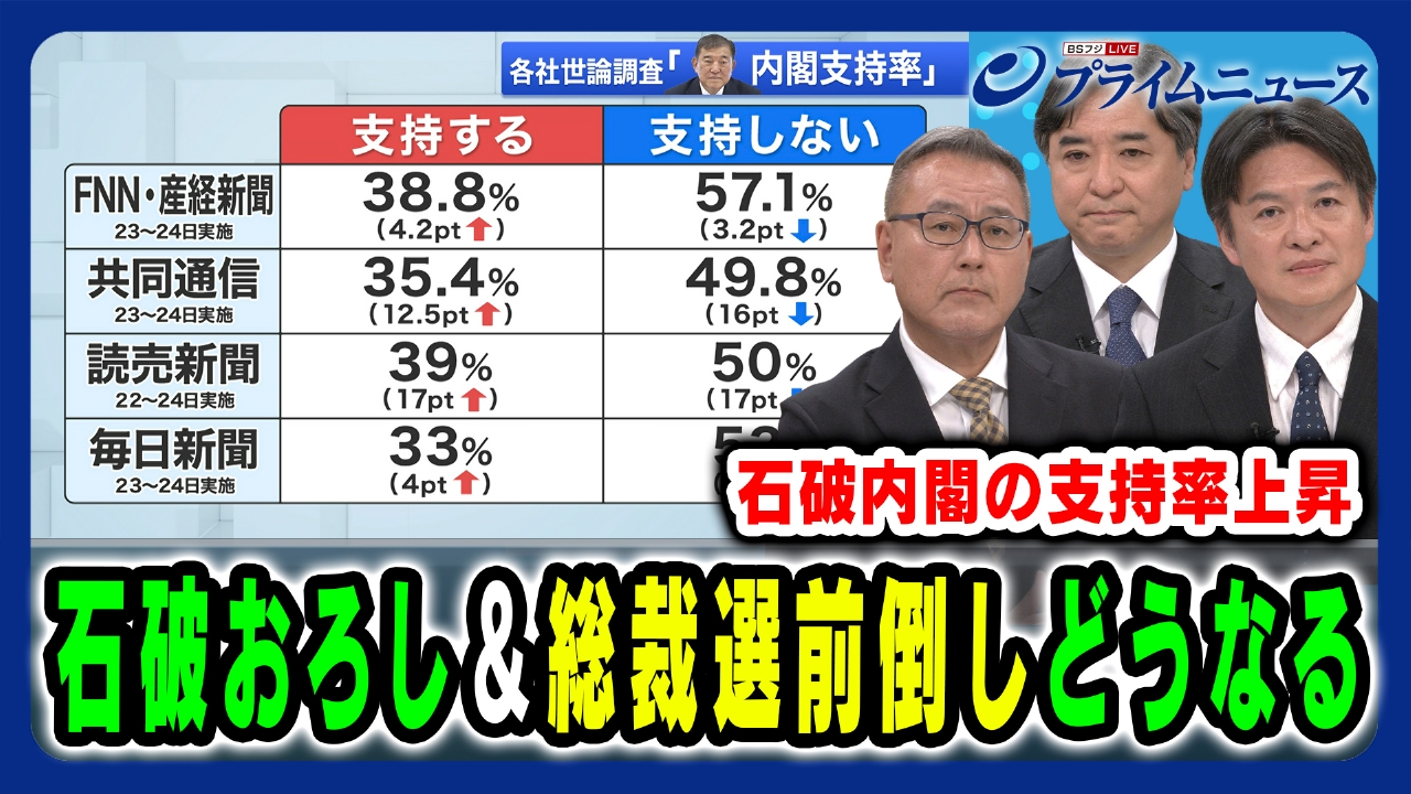 “石破おろし”の出口は？支持率上昇で政局は混迷か