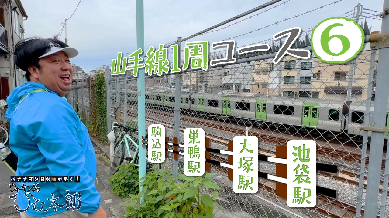 山手線1周コース その6「駒込駅～池袋駅」ウォーキング