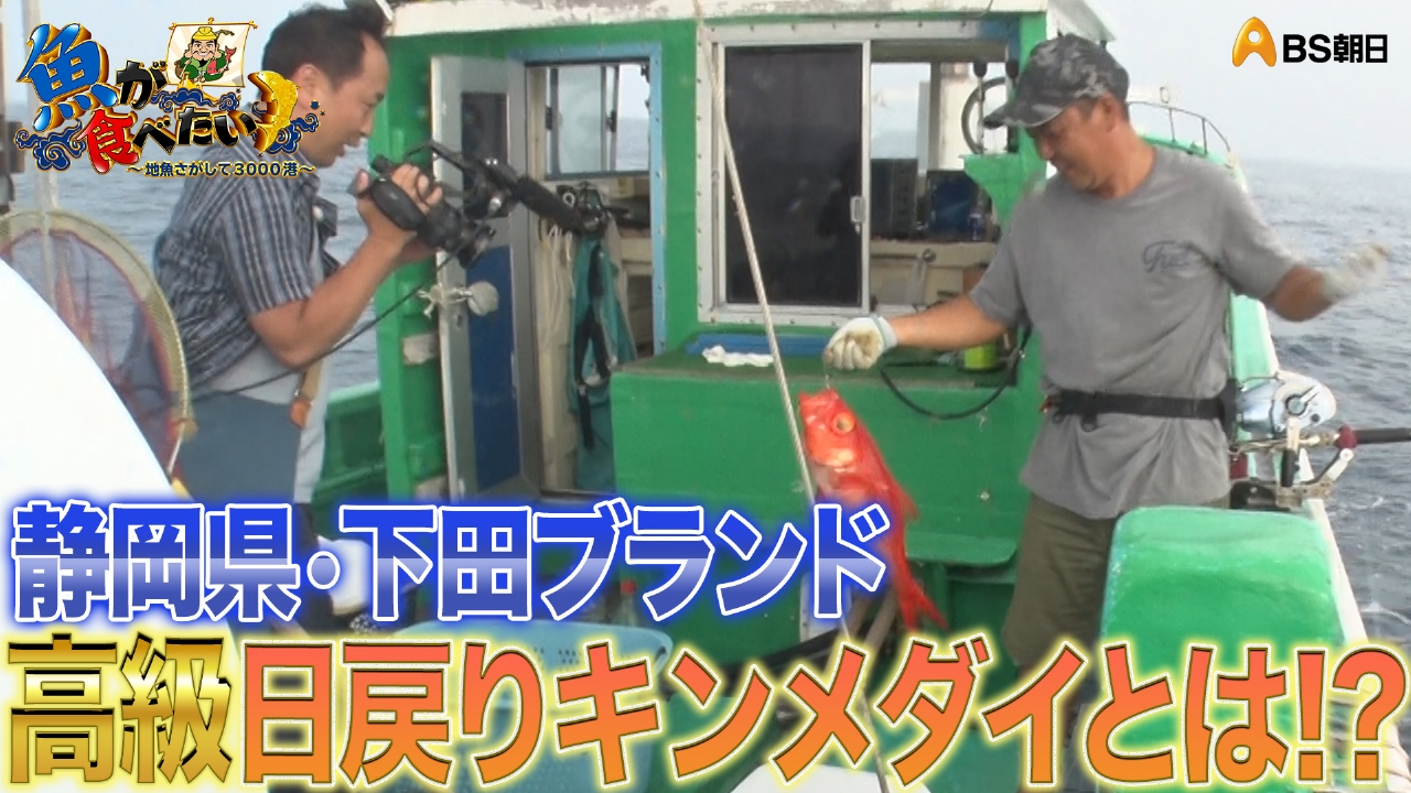 伊豆下田の日戻りキンメダイ！不運Dリベンジなるか？