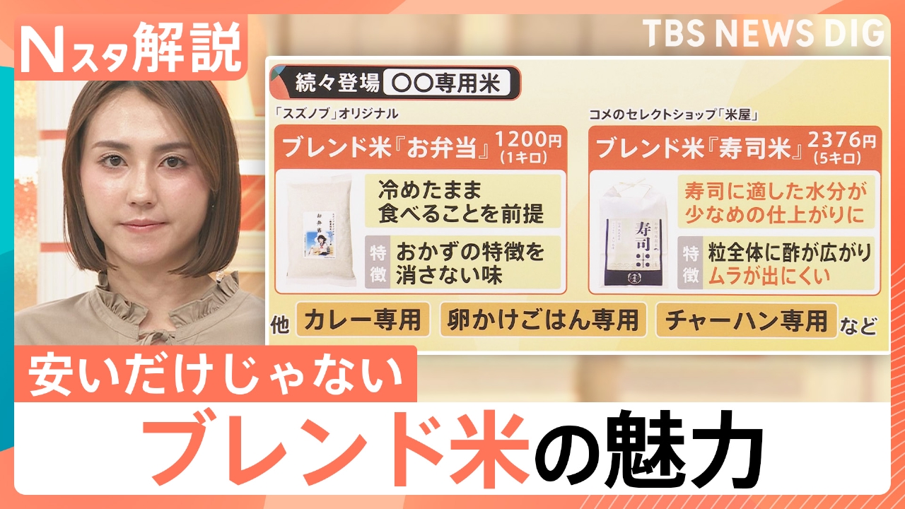 コメ5キロ3000円台に？○○専用米も登場【Nスタ】