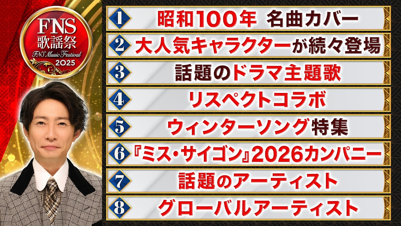 FNS歌謡祭を楽しむ8つの見どころを徹底解説