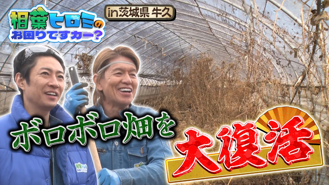 【100年続く畑を守れ】ボロボロの広大農地＆農業用ハウスが奇跡の復活