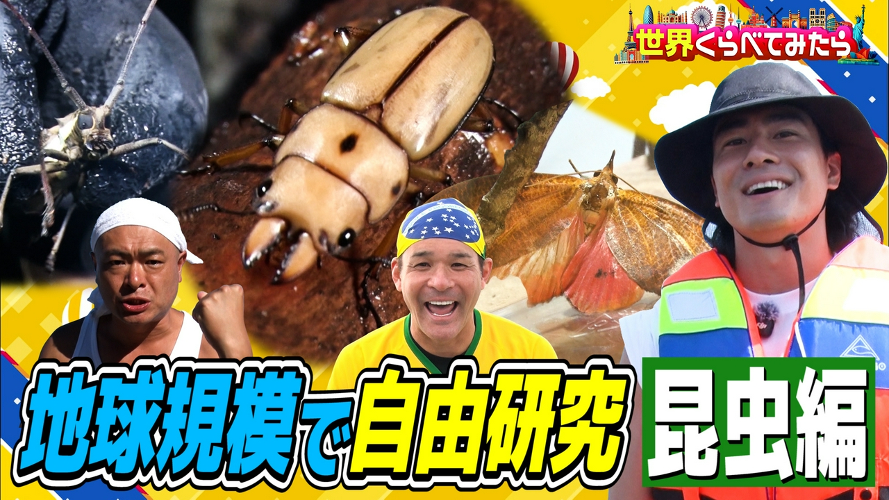 夏休み特別企画！世界で自由研究SP 昆虫編＆激辛デカ盛り in スリランカ